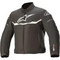 Alpinestars T-SPS Veste textile imperméable pour enfants, noir/blanc, 120 cm