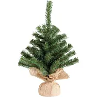 Everlands Arbre de Noël artificiel / Mini sapin H 45 cm vert