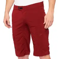 100% Ridecamp Shorts Rouge 32 Homme