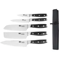 Vogue Ensemble de 5 couteaux Tsuki Série 7 avec étui