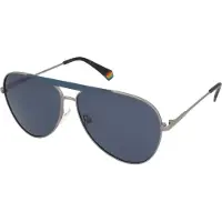 Polaroid Lunettes de Soleil PLD 6200/S/X 61/12/145 Ruthenium blue Stainless steel UNISEX PLD 6200/S/X