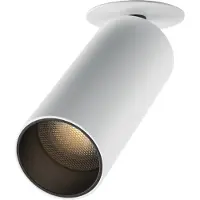Maytoni luminaire encastré blanc pivotant LED 12W 3000K aluminium IP20 rond
