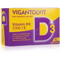 VIGANTOLVIT Vitamine D3 2000 I.E. gélules, 120 gélules