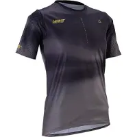 Leatt Trail 3.0 Short Sleeve Jersey Noir,Gris M Femme