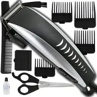 Retoo Tondeuse à cheveux professionnelle Tondeuse à barbe T-Blade Tondeuse à barbe Tondeuse à cheveux électrique Hair Clipper Haars Rasoir hommes enfants