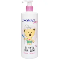 Linomag Emolients, gel lavant pour le corps et la tête pour les bébés et les enfants dès le premier jour, 400 ml
