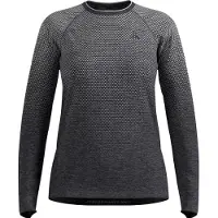 Odlo Crew Essential Seamless Long Sleeve T-shirt Gris M Femme