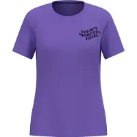 Odlo Essential Imprime Short Sleeve T-shirt Violet M Femme