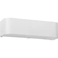 Sollux Applique LOKKO blanc 2xE27 15W tissu/verre/acier 12x12x45cm