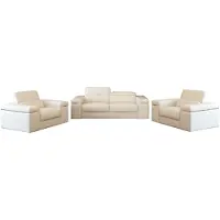 AEA Sofagarnitur Couch Polster Leder Sofa Wohnzimmer Sitz 3+2+1 Set Garnituren