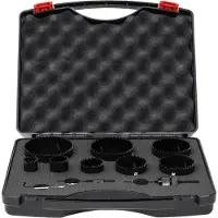 Stier Jeu de scies cloches pour électricien HSS-Co8 bimétal, profondeur de coupe 44mm, 11 pièces (25, 32 (25 mm, 32 mm, 40 mm, 54 mm, 60 mm, 68 mm, 76 mm, 86 mm)
