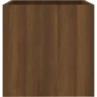 Prolenta Maison Exclusive - Jardinière marron aspect chêne 40 x 40 x 40 cm, en aggloméré