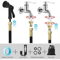 OEM Tuyau d'arrosage flexible - 15 mètres - extensible - polyvalent
