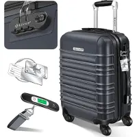 Kesser Valises Valises à coque rigide avec serrure à combinaison, balance + étiquette à bagages