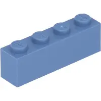 LEGO 100 pièces 3010 Brick 1x4 Part Basic Bricks 100 Sand Blue