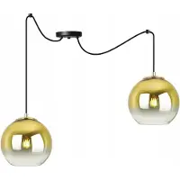 Light11 HOME Suspension, lustre, abat-jour doré, 15 cm