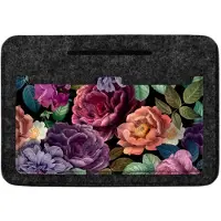 Bertoni Organiseur de sac à main écologique en feutre - Un accessoire élégant, résistant et pratique pour garder vos affaires bien rangées 26 x 18 x 8 cm, anthracite Enigma