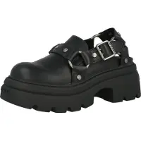 Buffalo Sabots VEGA CLOG BUCKLE femmes - Noir - 39