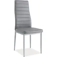 Feldmann-Wohnen Ensemble de 2 chaises de salle à manger et de cuisine H-261, gris
