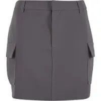 Urban Classics Jupe gris denim