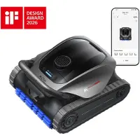 MOVA Diver A10 – Robot de piscine intelligent, puissance d'aspiration de 22 700 l/h, autonomie de 240 min, double brosse, 8 modes IA