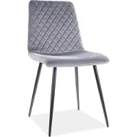 Feldmann-Wohnen Lot de 6 chaises de salle à manger et de cuisine Irys, gris