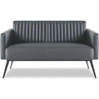 AEA Bureau 5 pièces noir 3 places 2 places 2x fauteuils table basse