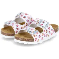 Beliani Mules pour filles Blanc Multicolore Synthétique Taille : 30