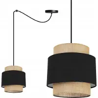 Light11 HOME Suspension, lustre, abat-jour, Boho Juta