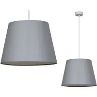 Light11 HOME Suspension avec abat-jour en tissu E27 – Lampe suspendue moderne Plafonnier LED Design