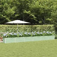 Prolenta Maison Exclusive - Jardinière pastel vert, 580 x 50 x 45 cm, en acier galvanisé