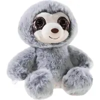 Heunec Faultier grau-meliert, Kuscheltier, Plüschtier, Stofftier, 16 cm, 324558 (19 cm)