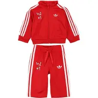 Adidas Originals Survêtement 'Firebird' rouge / blanc