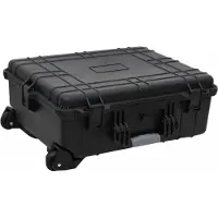 Syfax Valise de vol à roulettes Noir 63x50x23 cm PP