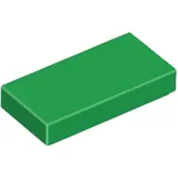 LEGO 1x2 carreaux 3069 - 100 pièces vert