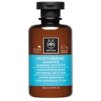 Apivita Shampoing hydratant pour les cheveux , gamme soins holistiques, enrichi en acide hyaluronique et en aloe vera, 250 ml