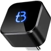 Tradebit TB CUBE Adaptateur sans fil USB-C CarPlay / Android Auto Noir