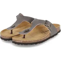Beliana Mules/séparateurs d'orteils femme Gris Similicuir Taille : 36