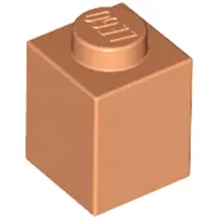 LEGO 50 pièces 3005 Brick 1x1 Part Basic Bricks 50 Nougat