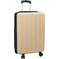 Syfax Valise avec verrouillage Champagne 43 x 27 x 66 cm Plastic ABS