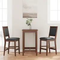 Prolenta Maison Exclusive - Tabourets de bar avec coussins, 2 pièces, brun, bois massif, hévéa