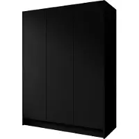 MargaretHadas24 Armoire Goya 150 cm (noir)