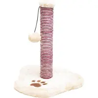 Markenlos Arbre à chat pour chats Arbre à jeux - beige - 39 cm avec balle - Aqpet Arbre à chat