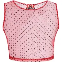 MyMo ROCKS Haut rouge / noir