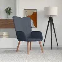 Prolenta Maison Exclusive - Fauteuil relax en velours gris foncé