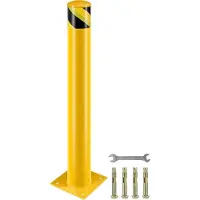 StarTech.com 91,4 cm Borne de sécurité pour parking - Poteau de barrière de parking 20x20 cm - Barrière de parking - Poteau de parking Tube de route de circulation Barre Intérieur et extérieur - Parkings