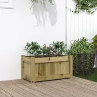 Prolenta Maison Exclusive - Jardinière 60x31x31 cm, en bois de pin traité
