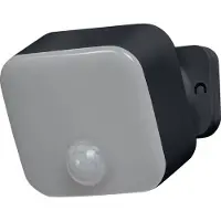 Osram Applique murale extérieure , gris foncé, lumière blanc chaud, 3000 K, indice de protection IP54, capteur de lumière, polycarbonate (PC), 150 lm, 3 W, LED intégrée