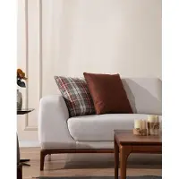 AEA Luxus Weiß Sofagarnitur Sofa 3 Sitzer Sessel Stoff Modern Modern Set
