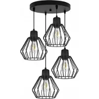 Light11 HOME Suspension, lustre, abat-jour en fil métallique, LED